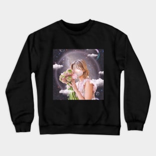 Bubble Bliss in Space Crewneck Sweatshirt